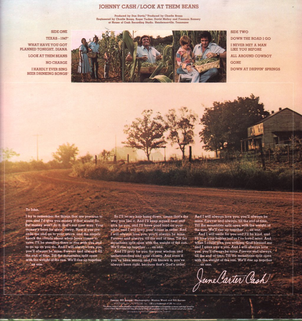 Johnny Cash - Look At Them Beans - Lp