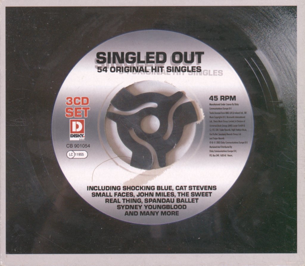 Various Artists - Singled Out - 54 Original Hit Singles - Triple Cd