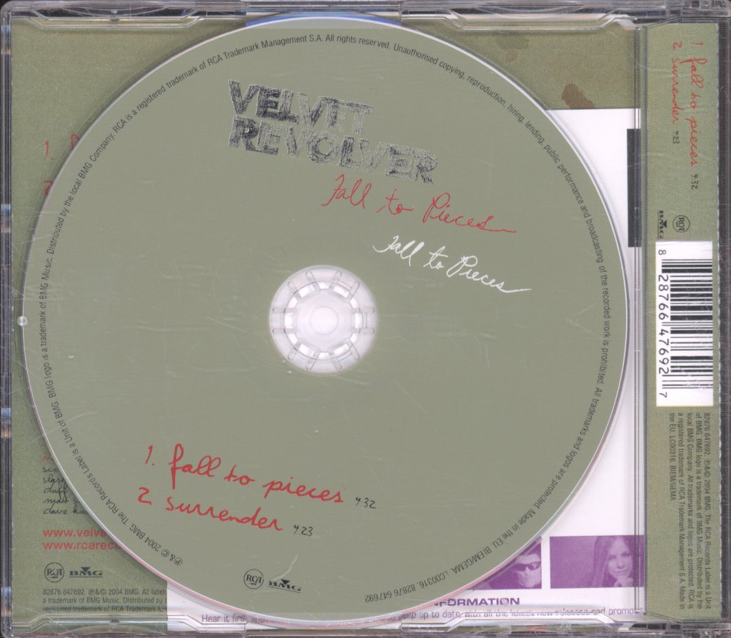 Velvet Revolver - Fall To Pieces - Cd