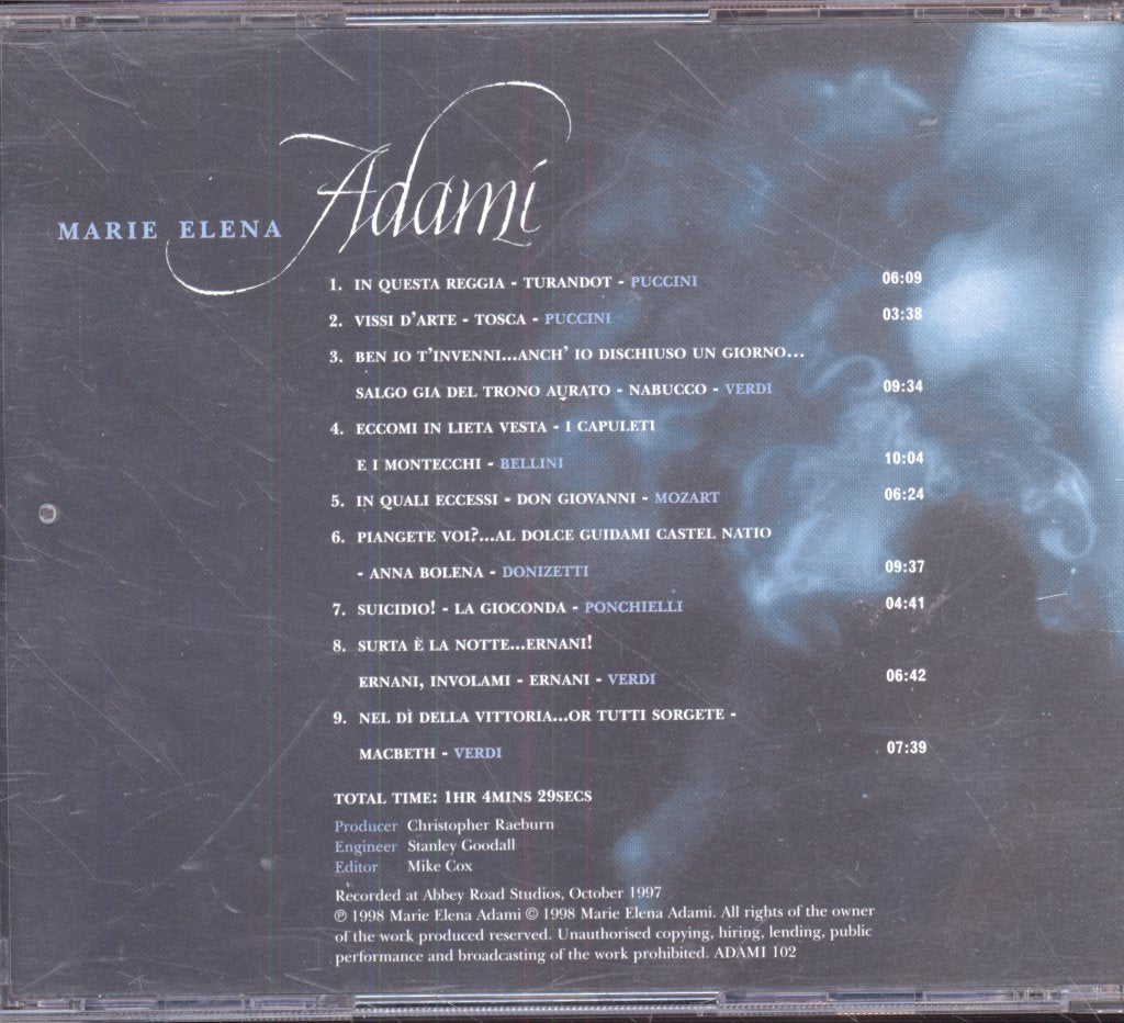 Maria Elena, Robin Stapleton, Philharmonia Orchestra - Adami - Cd