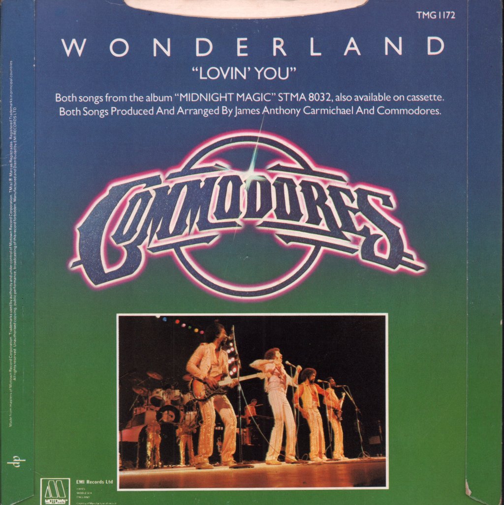 Commodores - Wonderland - 7 Inch