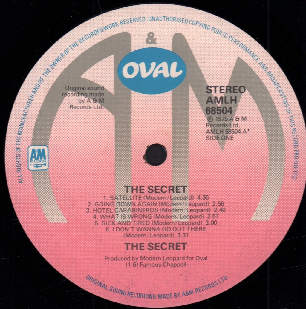 Secret (Power Pop Group) - Secret - Lp