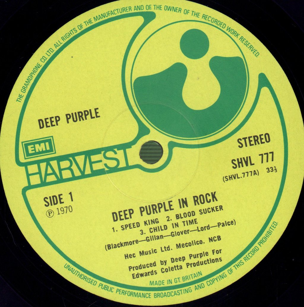Deep Purple - In Rock - Lp