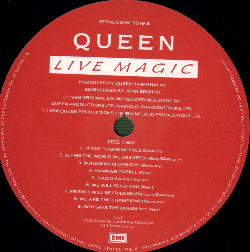 Queen - Live Magic - Lp