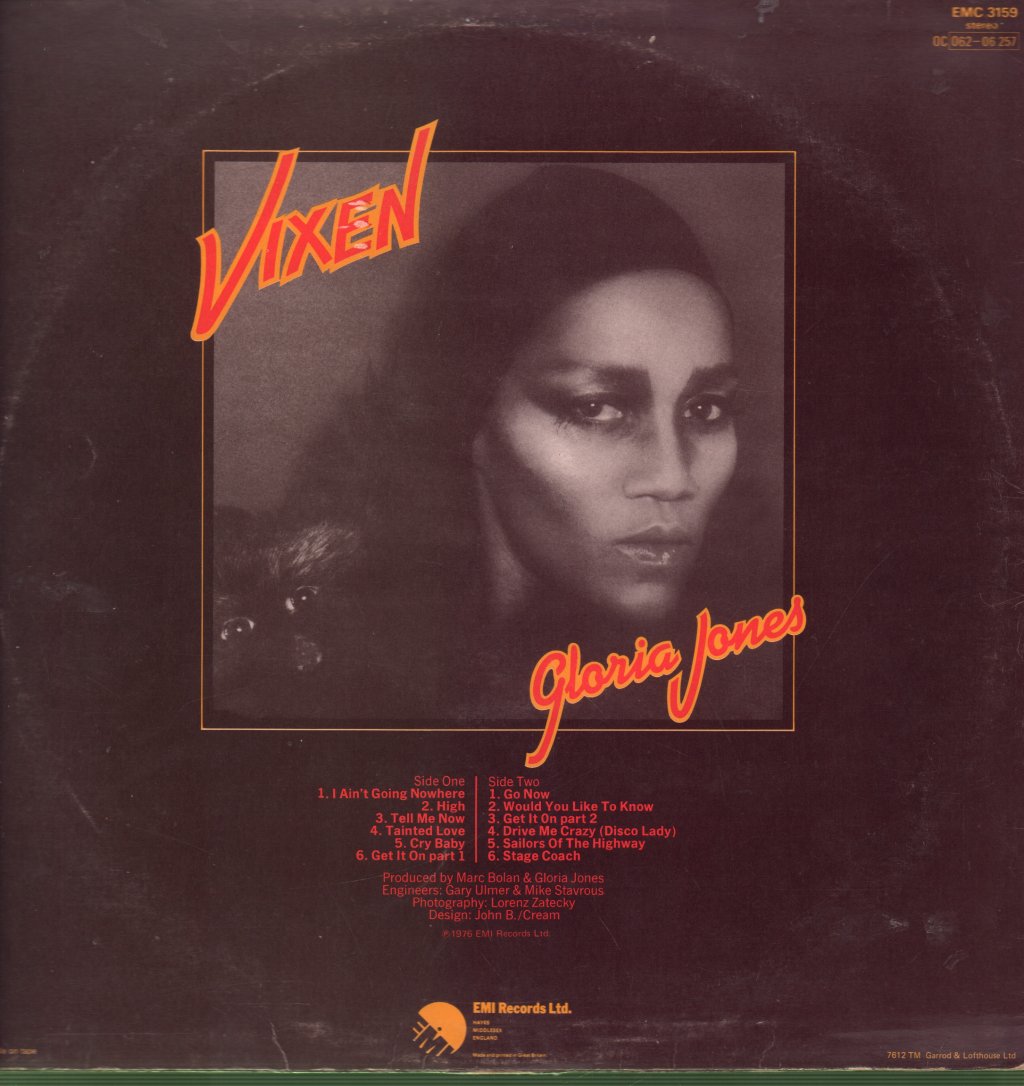 Gloria Jones - Vixen - Lp