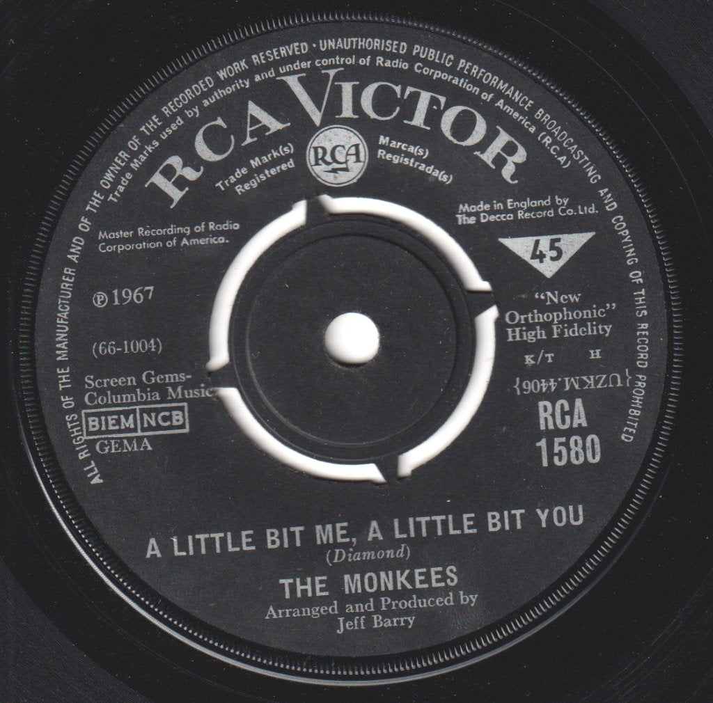Monkees - A Little Bit Me A Little Bit You - 7 Inch