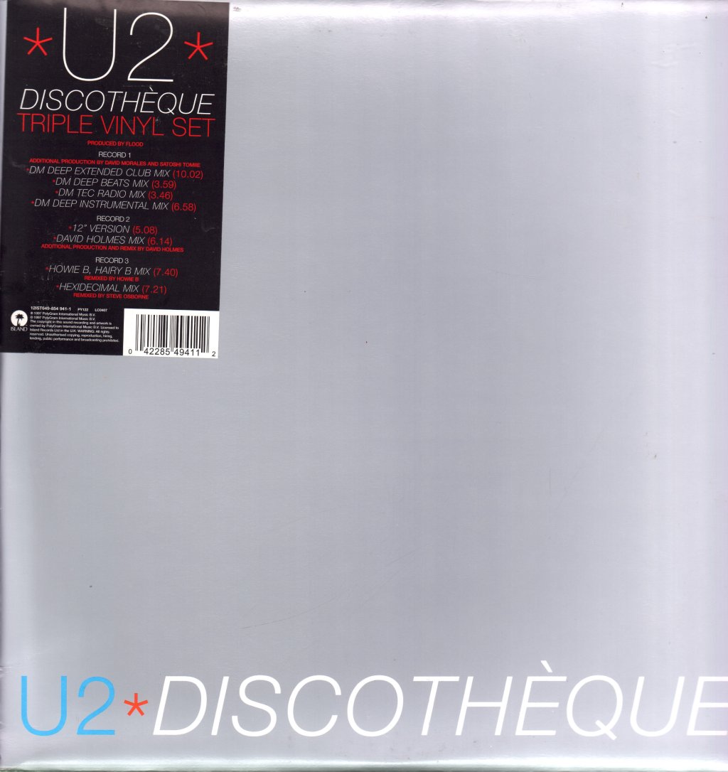 U2 - Discothèque - Triple 12 Inch