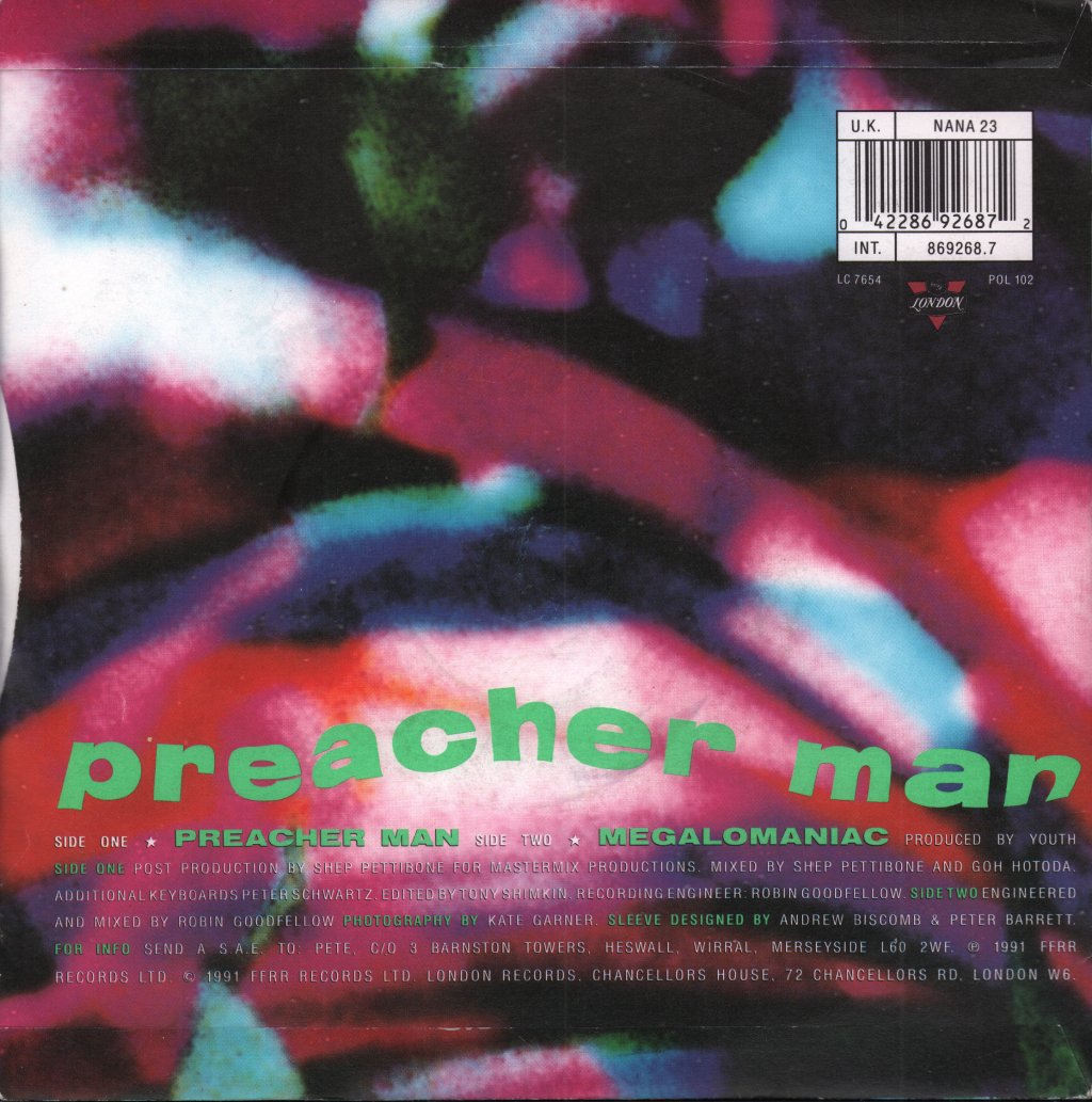 Bananarama - Preacher Man - 7 Inch