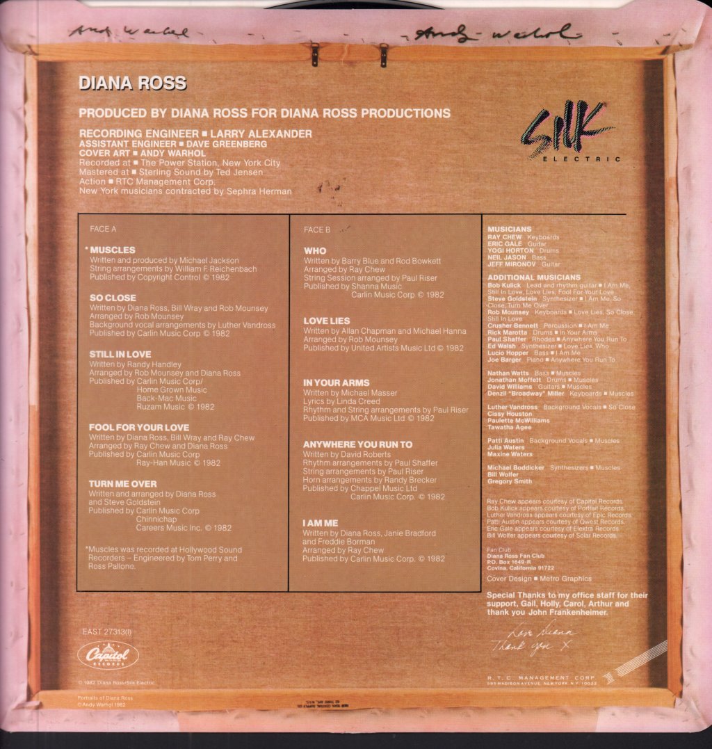 Diana Ross - Silk Electric - Lp