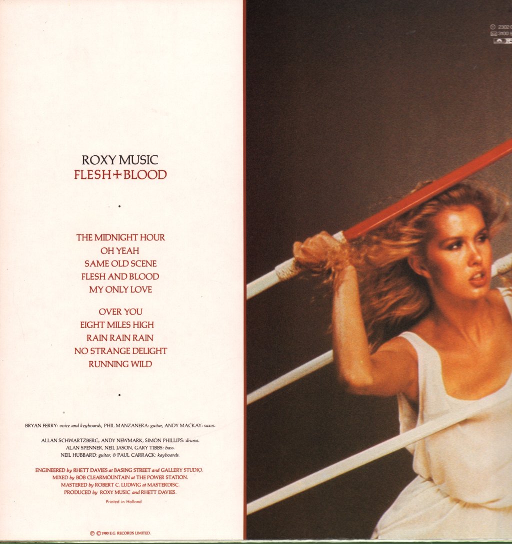 Roxy Music - Flesh And Blood - Lp