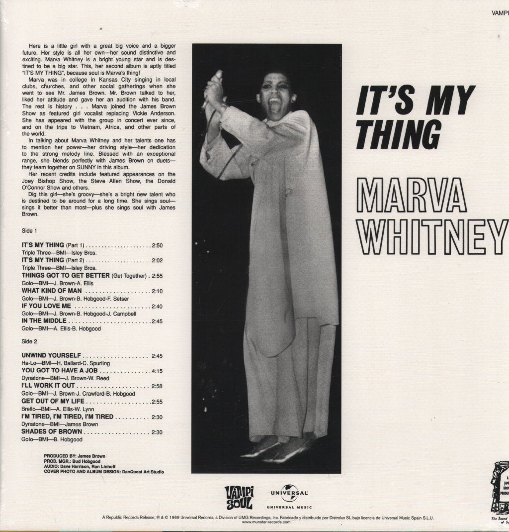Marva Whitney - It's My Thing - Lp