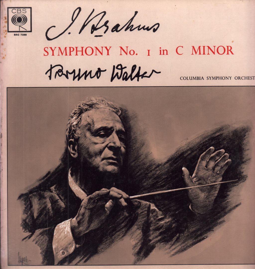 Columbia Symphony Orchestra - Brahms Symphony No. 1 In C Minor, Op. 68 - Lp