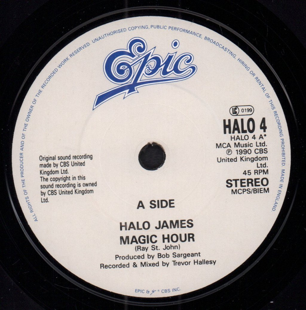 Halo James - Magic Hour - 7 Inch