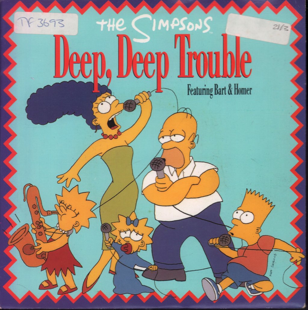 Simpsons - Deep Deep Trouble - 7 Inch