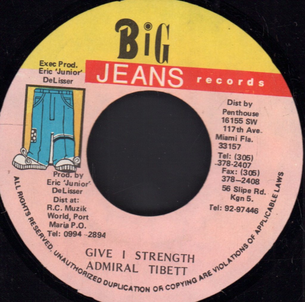 Admiral Tibet - Give I Strength - 7 Inch