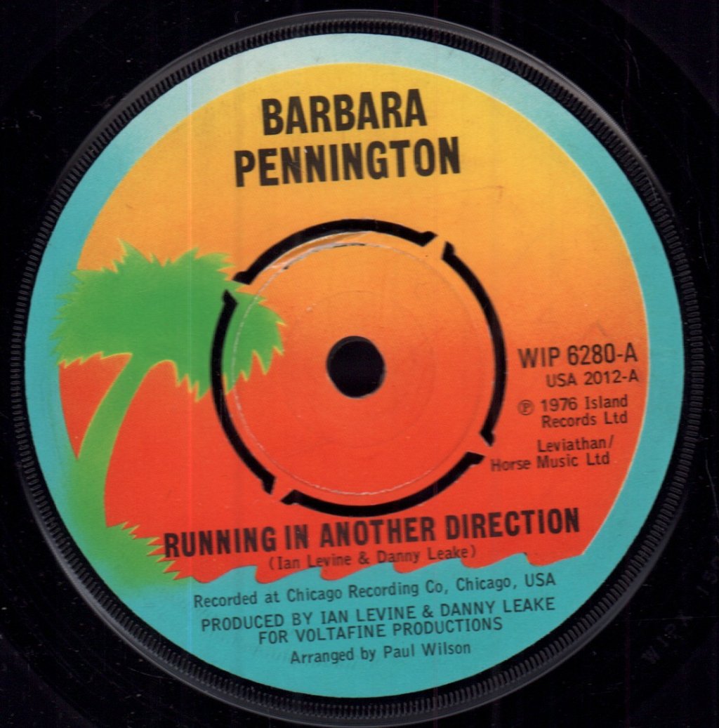 Barbara Pennington - Running In Another Direction - 7 Inch