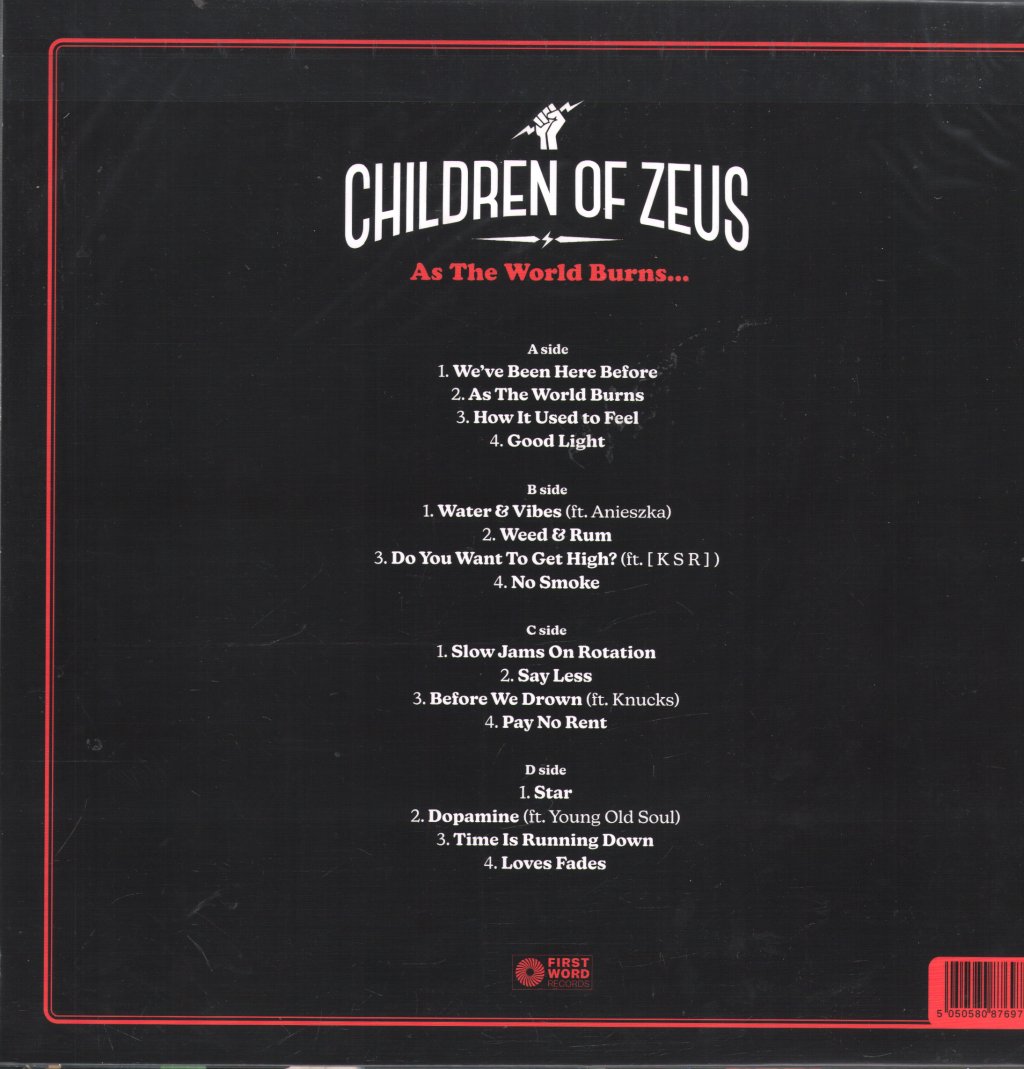 Children Of Zeus - As The World Burns... - Double Lp