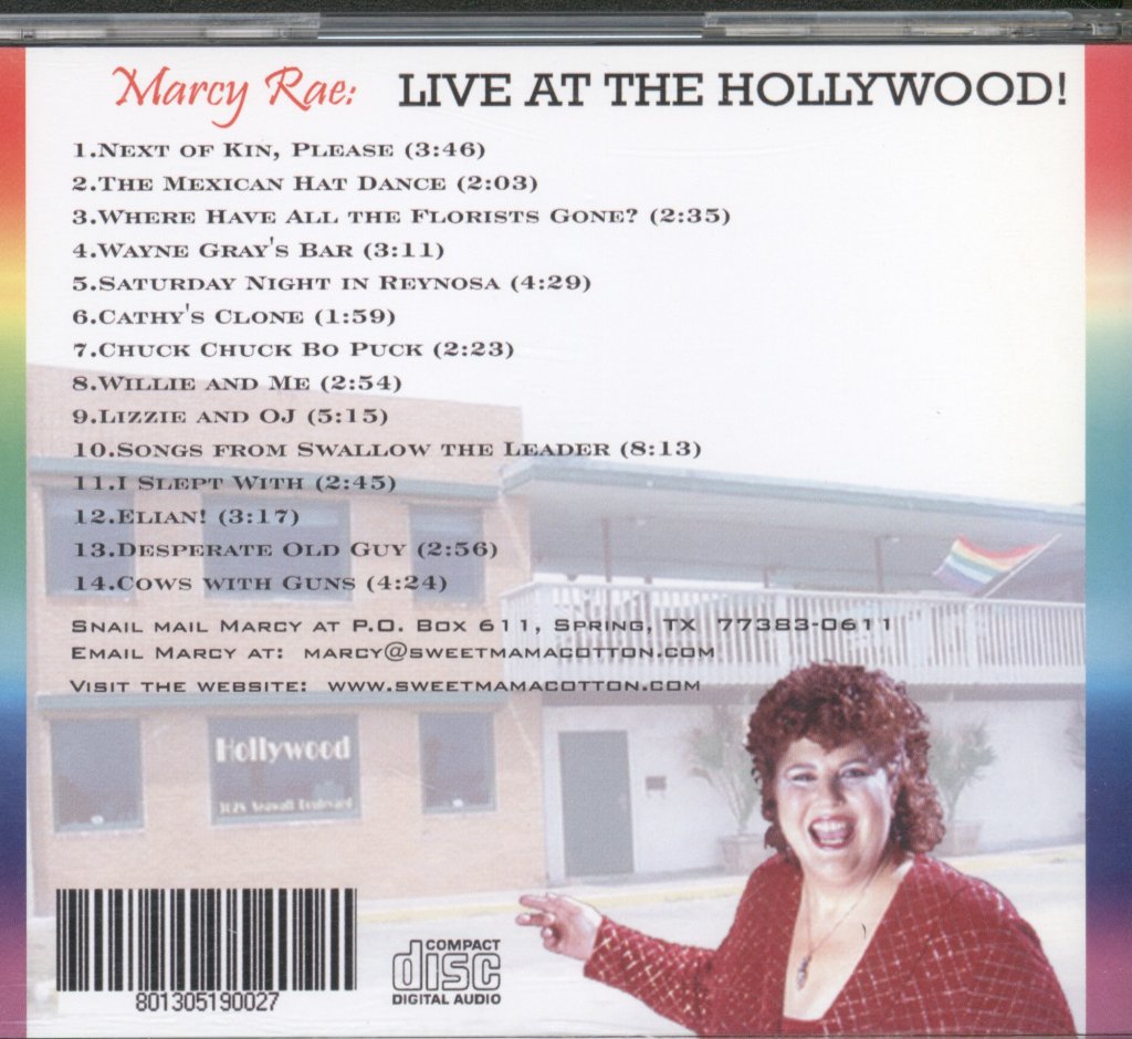 Marcy Rae - Live At The Hollywood - Cdr