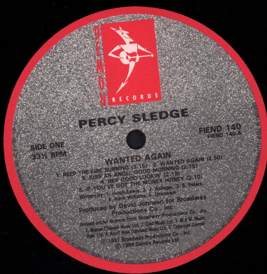 Percy Sledge - Wanted Again - Lp