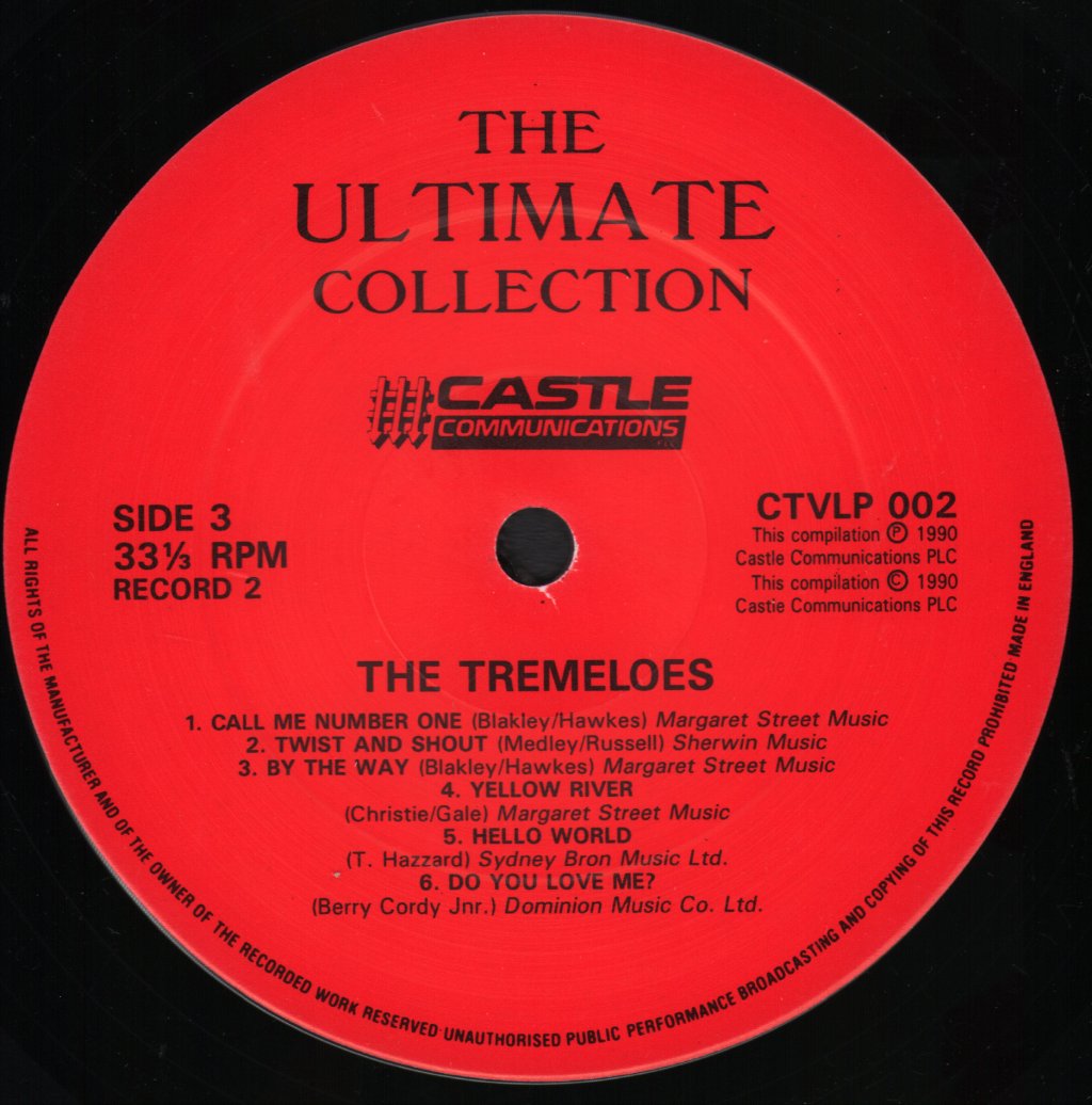 Tremeloes - Ultimate Collection - Double Lp