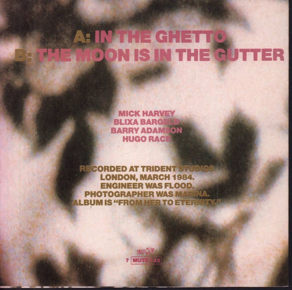 Nick Cave And The Bad Seeds - In The Ghetto - 7 Inch