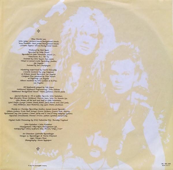 Blue Murder (Rock/Metal Group) - Blue Murder - Lp