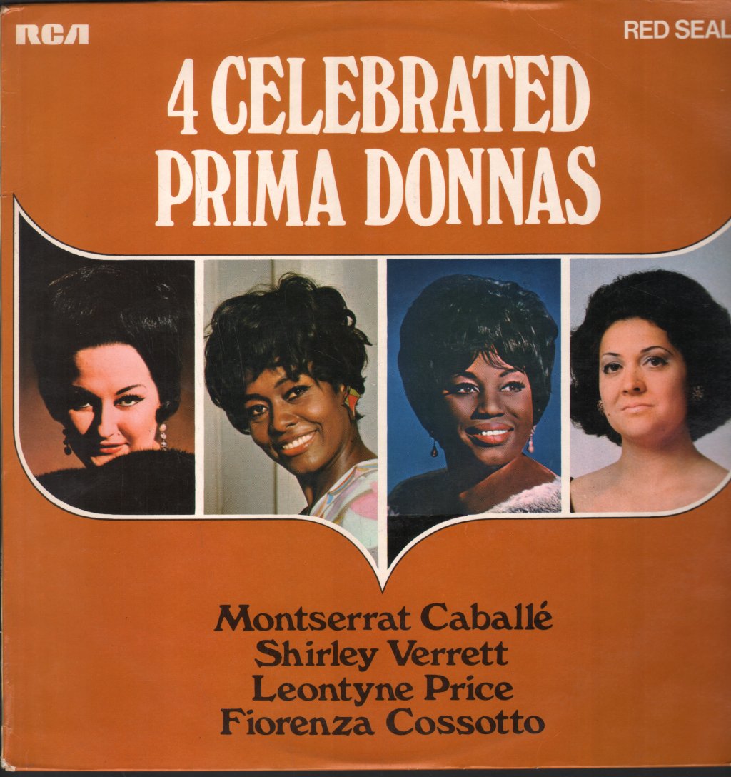 Various Artists - 4 Celebrated Prima Donnas - Lp