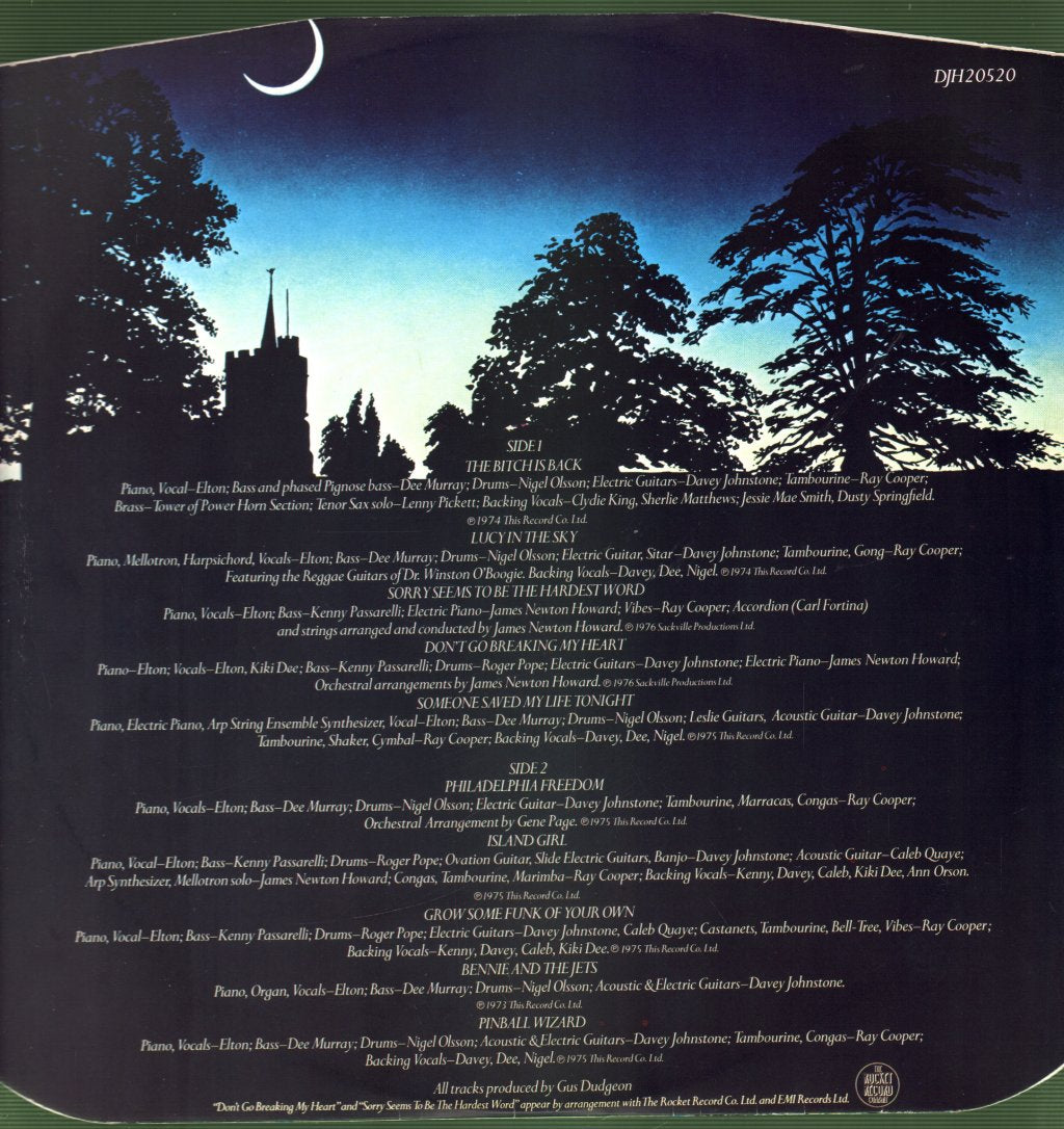 Elton John - Greatest Hits Volume 2 - Lp