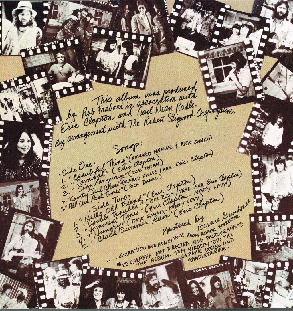 Eric Clapton - No Reason To Cry - Lp