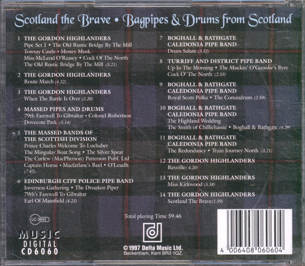 Various Artists - Scotland The Brave - Bagpipes & Drums From Scotland - Cd