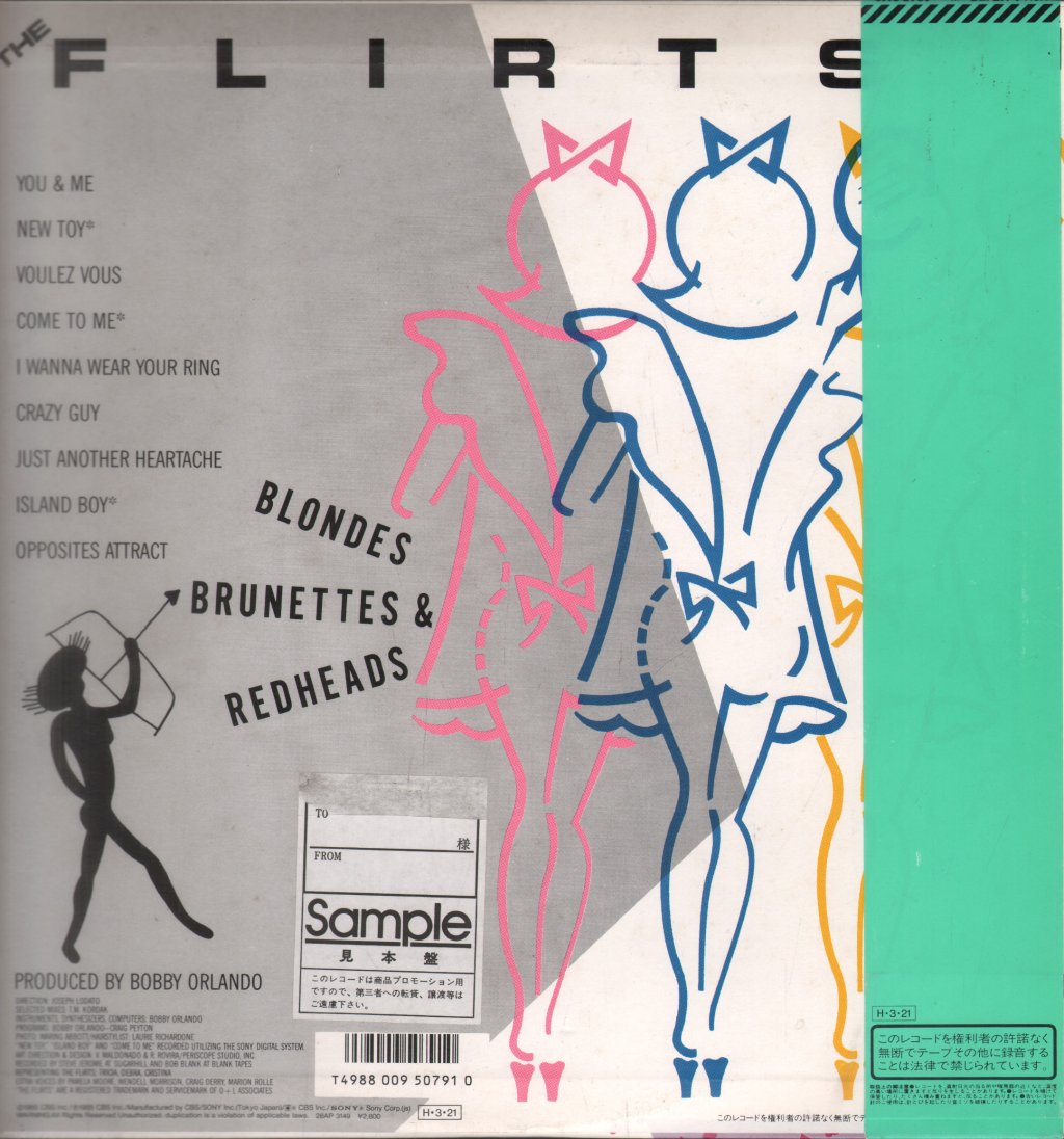 Flirts - Blondes Brunettes and Redheads - Lp