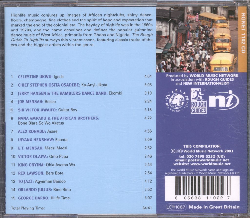 Various Artists - Rough Guide To Highlife - Cd