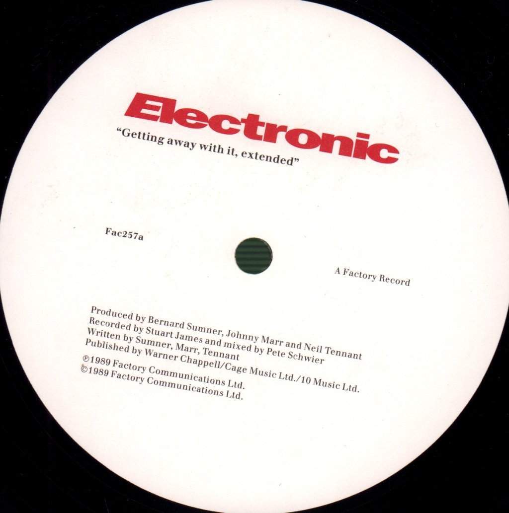 Electronic - Getting Away With It - 12 Inch