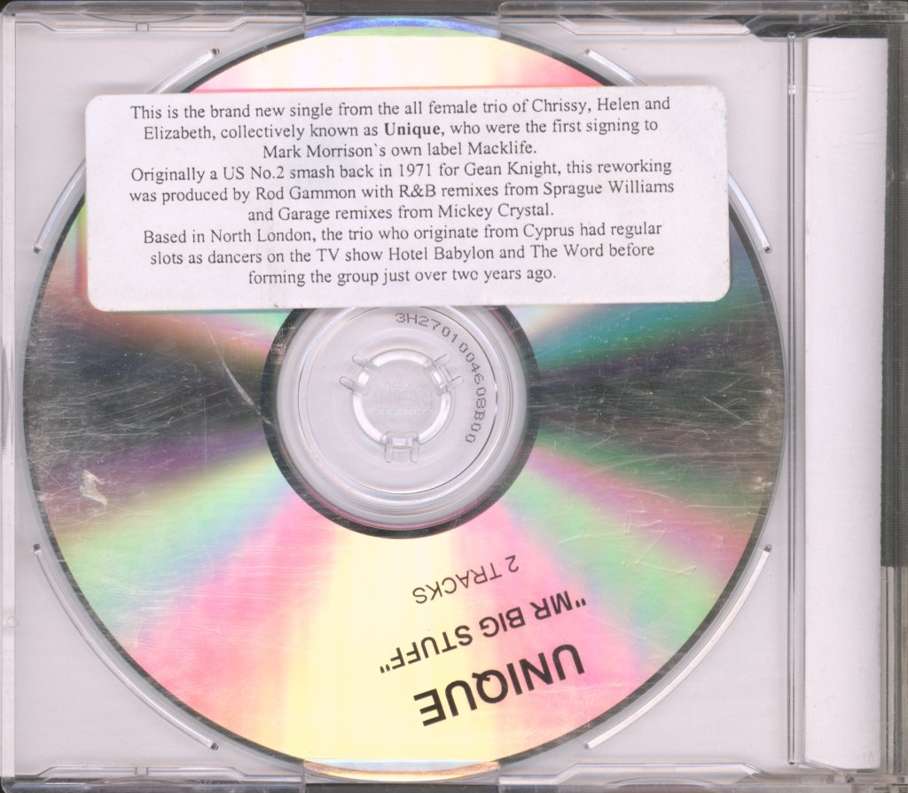 Unique - Mr Big Stuff - Cdr