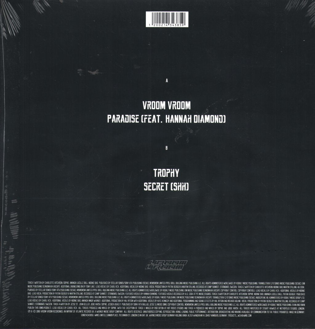 Charli XCX - Vroom Vroom EP - 12 Inch