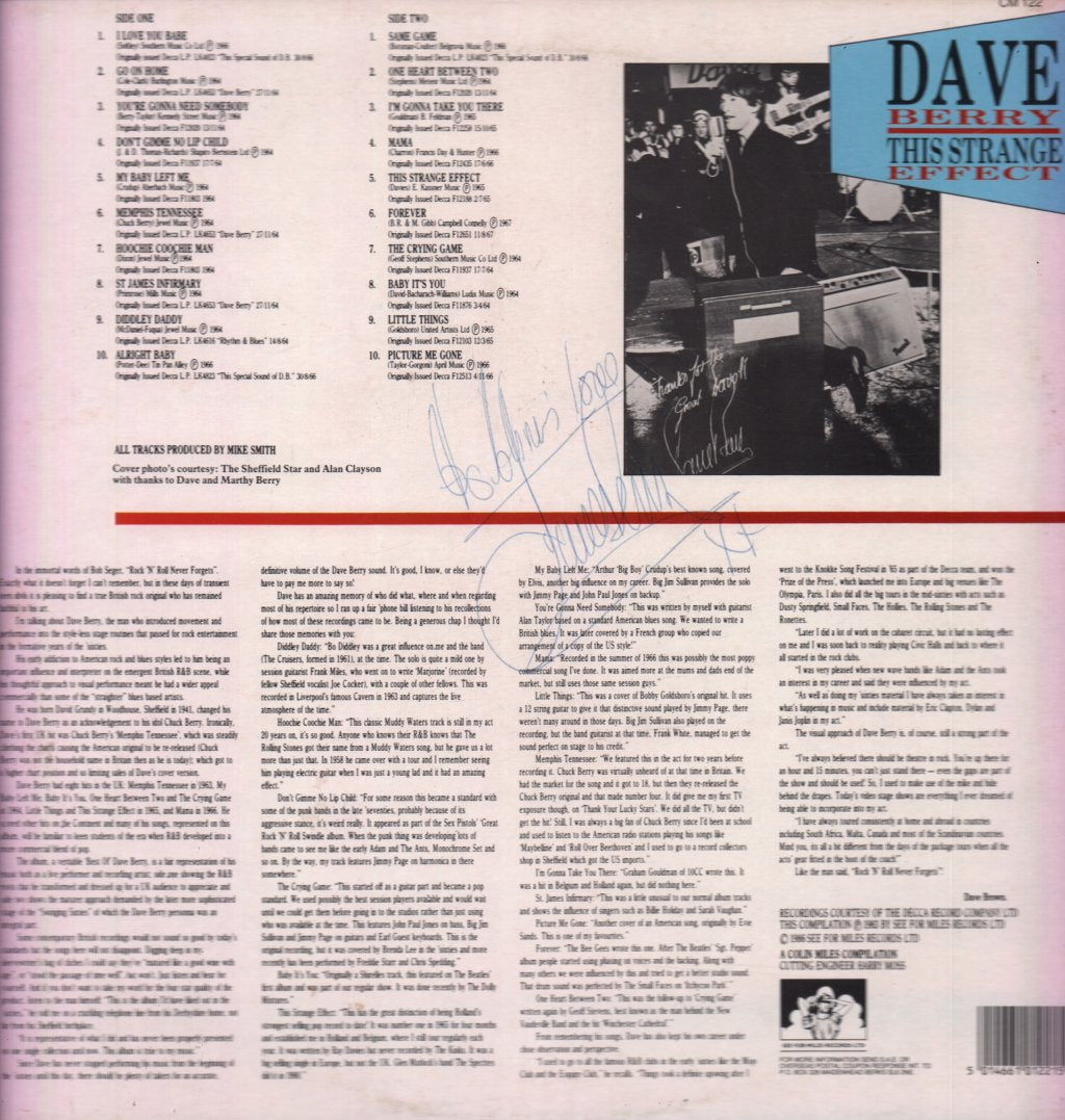 Dave Berry - This Strange Effect - Lp