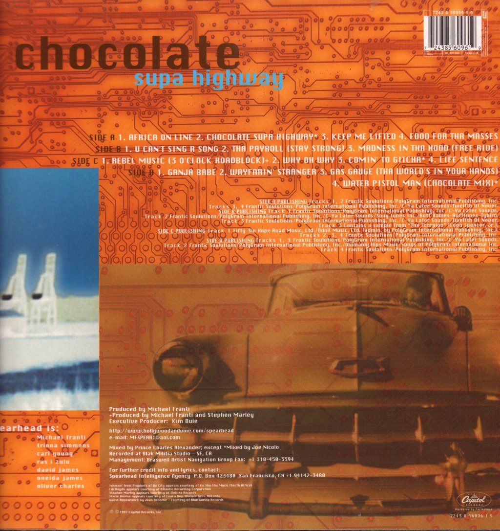 Spearhead - Chocolate Supa Highway - Double Lp
