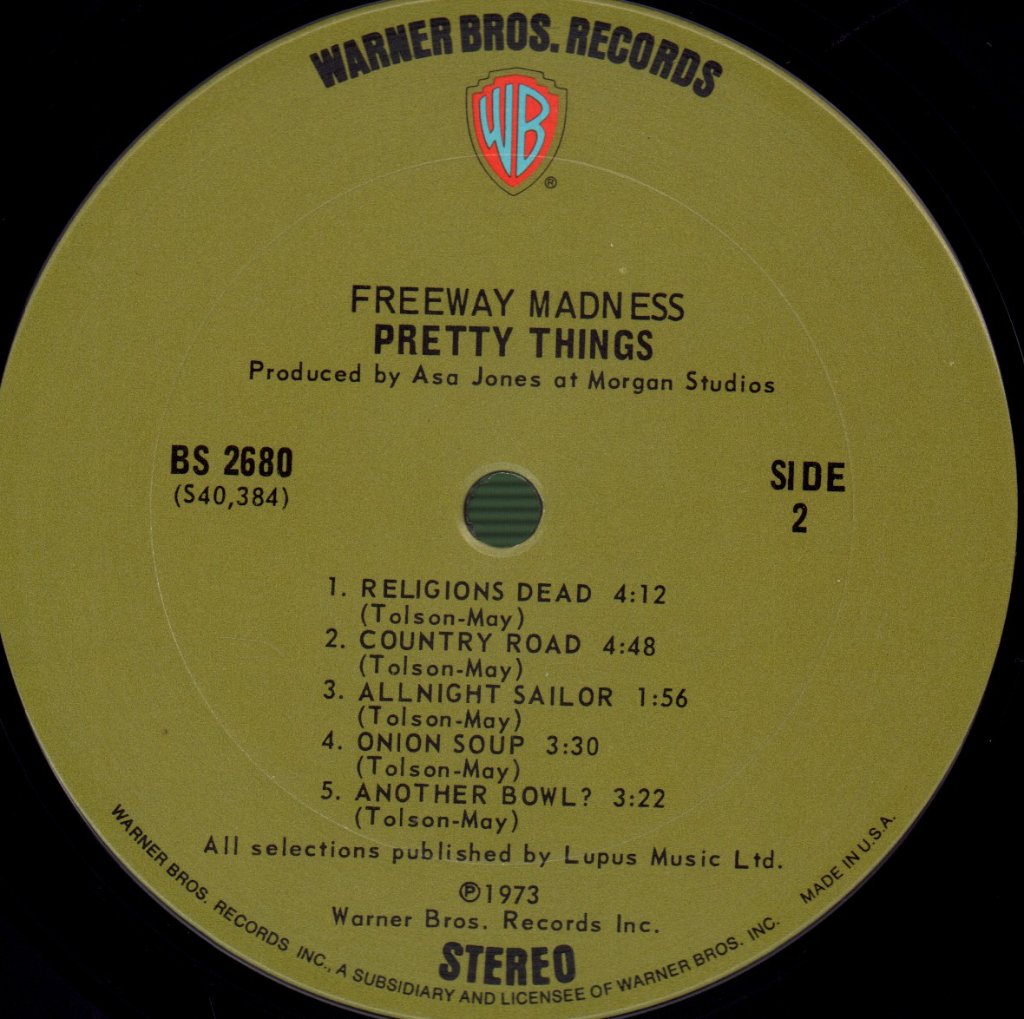 Pretty Things - Freeway Madness - Lp