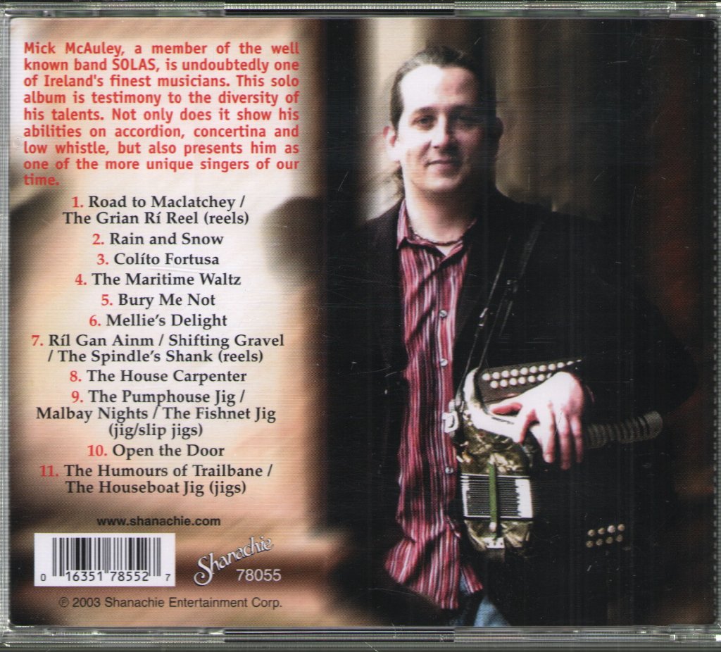 Mick McAuley - An Ocean's Breadth - Cd