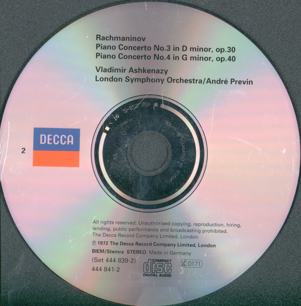 Vladimir Ashkenazy, London Symphony Orchestra, Andre Previn - Rachmaninov - Piano Concertos 1-4 - Double Cd