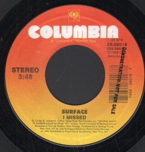 Surface (Soul Group) - I Missed - 7 Inch