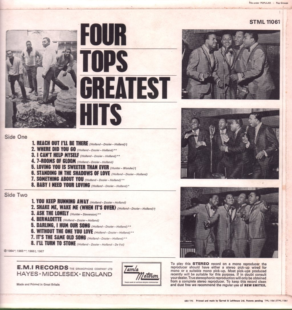 Four Tops - Greatest Hits - Lp