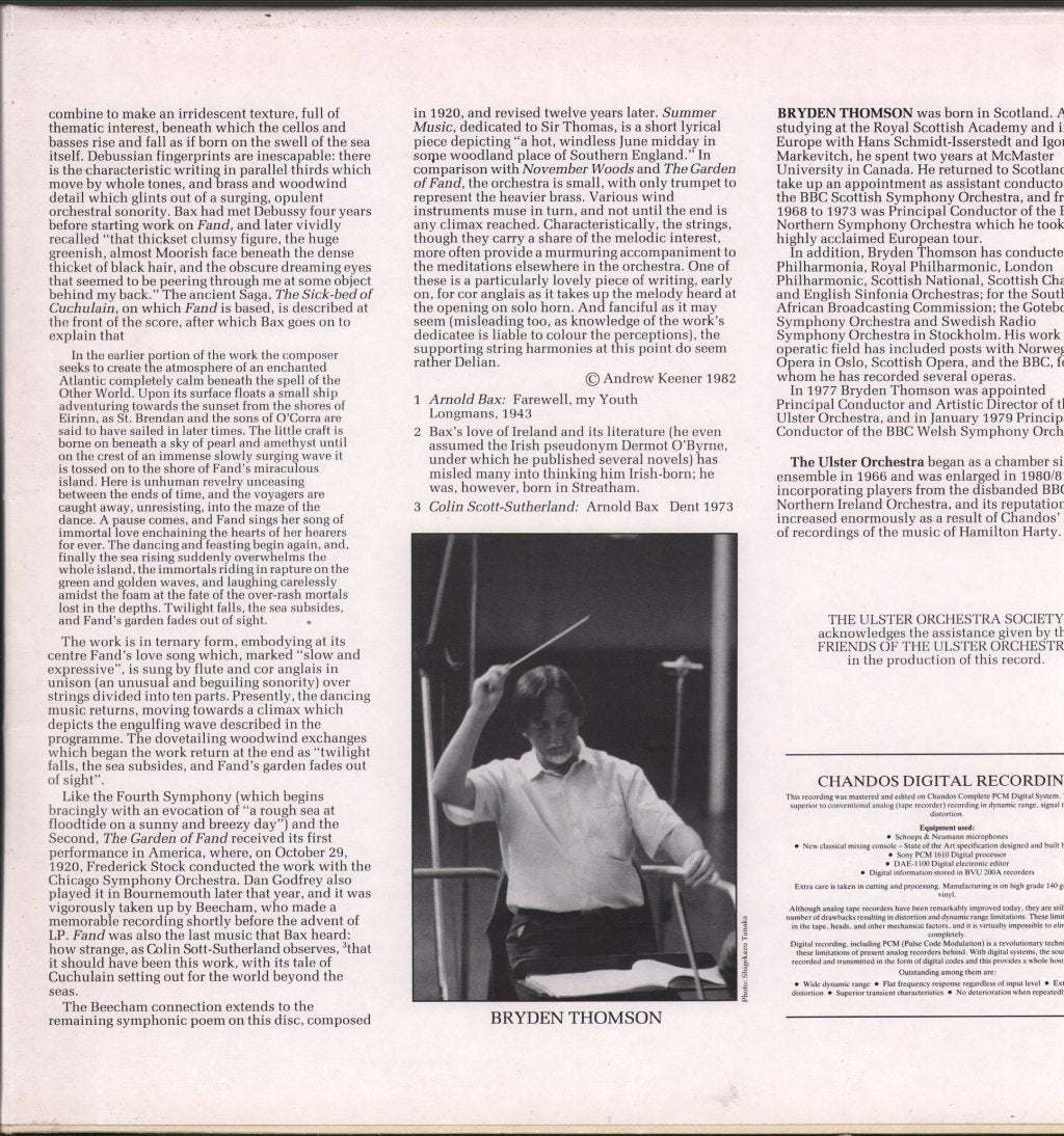 Arnold Bax - Tone Poems - Lp