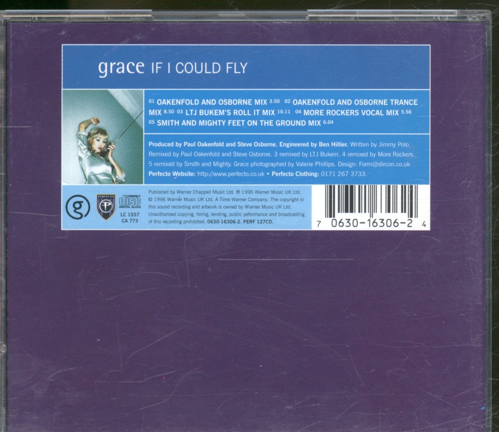 Grace (Female Pop) - If I Could Fly - Cd