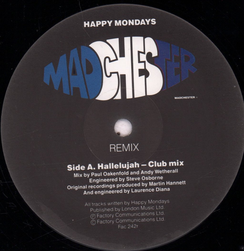 Happy Mondays - Hallelujah - 12 Inch