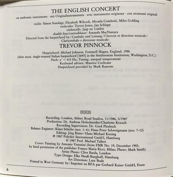 English Concert - vivaldi Concerti L'Estro Armonico - Double Lp