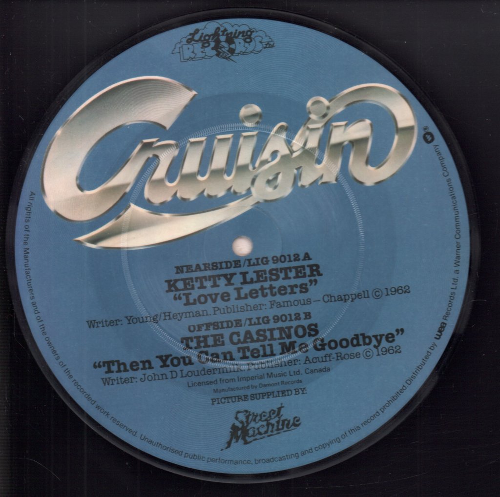 Kitty Lester/Casinos - Love Letters / Then You Can Tell Me Goodbye - 7 Inch