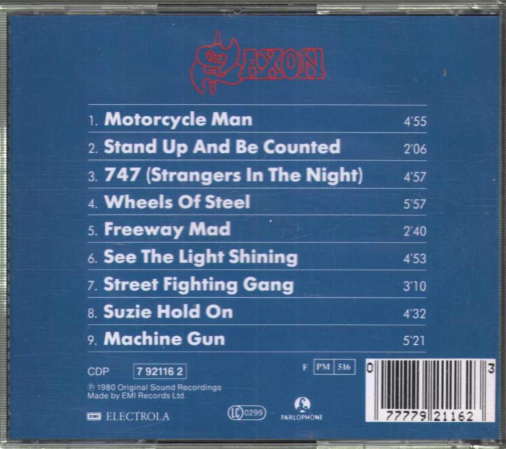 Saxon - Wheels Of Steel - Cd