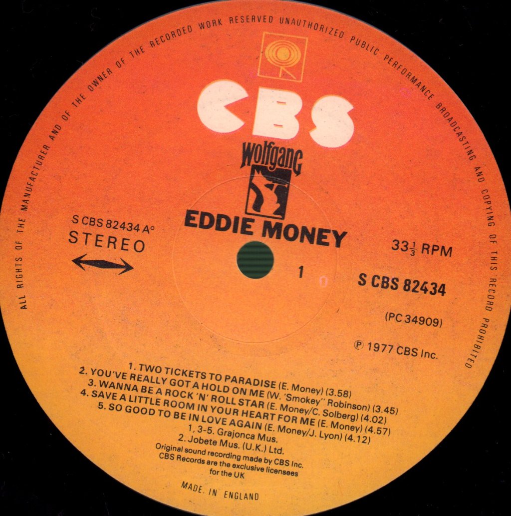 Eddie Money - Eddie Money - Lp
