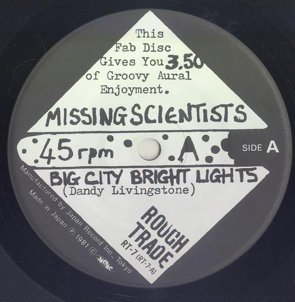 Missing Scientists - Big City Bright Lights - 7 Inch